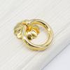 Tirador de Anillo Anillo Tirador Anillo de Puerta Europeo Antiguo Dorado Puerta de Gabinete Manija de Gabinete Cajón de Armario Americano Vintage