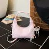 Bolso de Mano de Textura de Empanada de Moda Transfronterizo para Mujer, Nuevo Modelo Verano 2026, Bolso de Hombro Sencillo de Color Sólido, Bolso Cruzado para Viajes