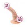 Succionador de pene falso con cabeza de codo hacia arriba, dispositivo manual de masturbación femenina, falo artificial, fabricantes de juguetes sexuales al por mayor