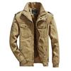 Comercio exterior nueva chaqueta de hombre suministro directo de fábrica Ocio ropa de trabajo para exteriores algodón puro forro polar engrosado chaqueta militar 9939