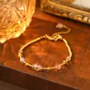 Pulseras Coloridas de Moda para Mujer, Pulseras Versátiles de Perlas de Agua Dulce Frescas y Naturales Estilo Ins de Gama Alta
