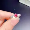 A06 moda nuevo anillo plata s925 soporte de plata vacío con piedra ovalada 4*5mm en vivo R1735