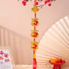 Conjunto de Três Peças de Lanterna do Festival da Primavera Novo Estilo para Decoração de Casa e Chá de Casa Nova