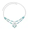 Adorno Étnico Exótico con Borlas para la Frente de Mujer, Accesorio Vintage para Sesión de Fotos, Colgante de Cejas Estilo Antiguo con Cadena para la Frente, Artículo para Fotografía de Viaje de Yunnan