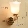 Lámpara de Pared de Plástico para Mesita de Noche de Hotel Ahorradora de Energía Dormitorio Simple Creativa Retro Sala de Estar Escalera LED Balcón