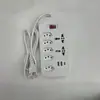 Con USB tipo C doble fila con interruptor enchufe universal enchufe especial para Brasil enchufe de comercio exterior transfronterizo