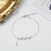 Pulsera de borla voladora de mariposa para mujer Plata de ley S925 Estilo Mori fresco moda Diamantes incrustados Joyería para novias Transmisión en vivo de TikTok