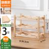 Estante para vinos de madera maciza, moderno, retro, sencillo, para almacenamiento en el suelo, a cuadros, de madera