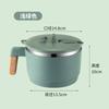 Tazón de fideos instantáneos de acero inoxidable 304 con tapa, puede filtrar comida rápida, taza para dormitorio de estudiantes, portátil, gran capacidad, regalo al por mayor