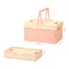 Caja de Almacenamiento con Tapa para Regalos y Recuerdos, Caja de Almacenamiento Portátil para Snacks de Estudiantes, Caja de Plástico para Cosméticos, Caja Organizadora de Almacenamiento