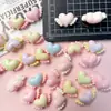 Mini accesorios de arte para uñas de animales de dibujos animados, pinzas para el cabello, pendientes, accesorios para dedos de árbol hechos a mano para bricolaje, zuecos, transfronterizo