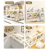 Papel de Parede Autoadesivo Decoração de Parede de Quarto Papel de Parede Espesso Adesivos de Parede Avançados Adesivos de Parede Desenho Animado Sombra Adesivos Feios