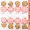 Mini Moldes para Galletas de Dibujos Animados Sanrio Hogareños Moldes de Sandía Estéreo 3D Corte a Presión Horneado de Fondant Hecho a Mano