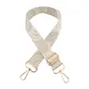 Correa de Hombro Decorativa de Hilo Dorado y Plateado Transfronteriza Nueva Accesorios para Bolsos de Mujer Correa Ajustable de un Solo Hombro Cruzada de Repuesto Correa Larga