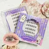 Empaque de Caja de Regalo para Pestañas Postizas Transfronterizas, Ocho Filas de Pestañas Espesas 03, Pestañas Postizas de Racimos Individuales, Pestañas Postizas Rizadas sin Pegamento