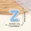Patches bordados coloridos mini com 26 letras, best-sellers transfronteiriços com adesivo termocolante para decoração de roupas, bolsas e embalagens, atacado