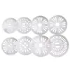 Accesorios universales de plato de presión para lavadora semiautomática, cubierta de plato de presión para tambor de deshidratación de doble tina y doble cilindro, cubierta suave para tambor de centrifugado, cubierta interior