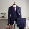 Ternos Masculinos, Casuais de Negócios Slim-Fit, Trajes Formais, Ternos Profissionais para Entrevista de Professor, Ternos para Casamento e Noivado