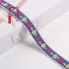 Fita Jacquard Bicolor de Cinco Folhas 1,8cm para Têxteis Domésticos, Decorações de Janela, Decoração de Roupas, Acessórios de Renda Artesanais DIY G3630