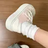 Tênis de Skate Estilo Coelho Fofo Preto para Meninas, Sapatos Confortáveis com Solado Grosso que Aumentam a Altura, Sapatos Casuais Antiderrapantes e Resistentes ao Desgaste