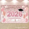 Bandera de Temporada de Graduación 2026 Nueva Transfronteriza Escena Interior Suministros para Fiestas Decoración de Temporada de Graduación Bandera Colgante Se Puede Diseñar