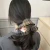 Bufanda Cuadrada de Cuadros Rojos Estilo Universitario Anillo para el Pelo Intestino Delgado Diadema Cuadrada para Cabeza de Bola Femenina Cola de Caballo Baja Tocado de Primavera