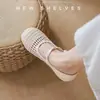 Sapatos Femininos Mary Jane Retrô Francês 2026 Novo Estilo Versátil com Saias Sapatos Femininos de Verão Modernos Vazados Respiráveis Flats