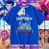 2025 Novo Grupo Kpop Hunter Witch Novo Verão Meninos e Meninas Moda Familiar Versátil Tendência Camiseta de Algodão de Manga Curta