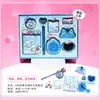 Sanrio Bloc de Notas 64K Set de Papelería de Cuero Peine Espejo Broche Bolígrafo Libreta Cinta Caja de Regalo Set
