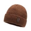 Gorro de invierno para hombre, resistente al frío, tejido con forro polar, cálido, de lana, de algodón, para ciclismo, deportes de invierno, resistente al viento y al frío.