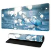 Mouse Pad Grande, Tapete Longo Floral para Teclado com Padrões de Paisagem para Uso no Escritório
