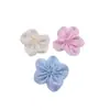 Nuevos Accesorios de Flor de Cinco Pétalos con Lazo Brillante Accesorios para Ropa Materiales Semi-Terminados Hechos a Mano Joyería DIY Accesorios para Zapatos y Calcetines