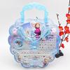 Caja de set de pulseras princesa de hielo para niños, colorida tridimensional, cubierta de uña de dibujos animados, pegatinas de burbujas, pegatinas de diamante, venta al por mayor