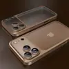 Adequado para Capa de Celular Iphone17, Capa de PC Eletrodepositada Fosca Que se Transforma Instantaneamente em Capa Protetora com Película de Lente Full-Cover para Apple 18Promax