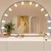 Espejo de tocador con luces para estudios fotográficos, espejo de escritorio popular para maquillaje para fotografía, salones de belleza y maquilladores profesionales