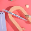 Caneta fluorescentes de dupla ponta caneta transparente estilo simples escritório aprendizado pintura 6 pacotes atacado a pronta entrega