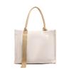 Bolso de hombro logo estampado cinta bolsa de regalo unidad de negocio escolar bolso de lona estampado bolso tote de mano