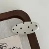 Pinza para Flequillo de Corazón de Lunares Estilo Coreano Gota de Agua Pinza de Pato Simple de Alta Gama Versátil Pinza para el Cabello de Personalidad Accesorios para el Cabello