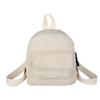 Mochila Retro Estilo Coreano Mochila Pequeña de Pana Nuevo Estilo Bolso de Mujer Estilo Coreano Simple Casual Mochila Pequeña Escolar para Niña para Mujer