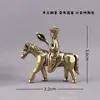 Paisaje en Miniatura Creativo de Latón Viaje al Oeste Cuatro Personas Tang Monk Sun Wukong Zhu Bajie Sha Wukong Adornos de Mascota de Té de Escritorio
