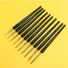 Al por mayor transfronterizo Pincel delineador pelo de lobo G130 acuarela pelo suave pintura al óleo extrafino ultra-fino pincel pintado a mano pincel para delinear bordes
