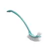 Cepillo de Limpieza para Baño del Hogar Cepillo para Inodoro de Mango Largo Cepillo para Limpiar Inodoros Montado en la Pared Cepillo para Inodoros Curvo de Doble Cara Sin Ángulos Muertos