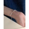 Pulsera de borlas con cuentas redondas y diseño de nicho de estilo coreano para mujer, sencilla, combinable con todo, estilo coreano, geometría avanzada.