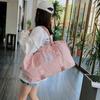 Bolsa de Viaje para Mujer Portátil Ligera Almacenamiento Estilo Coreano Corta Distancia Gran Capacidad Bolsa de Equipaje de Viaje