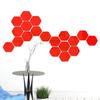 Adesivos de parede de espelho hexagonal acrílico transfronteiriços tridimensionais DIY autoadesivos decoração de casa adesivos de espelho para parede de fundo