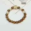 Pulsera de Cerámica Jingdezhen Nueva Pulsera de Cerámica China Joyería Estudiante Estilo Tíbet Cuerda Trenzada a Mano Puesto Regalo para Estudiante