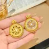 Colar com pingente de bússola de oito tesouros banhado a ouro com diamante rosa giratório para mulheres, luxo leve com toque de alta qualidade, pingente de corrente de suéter que pode girar