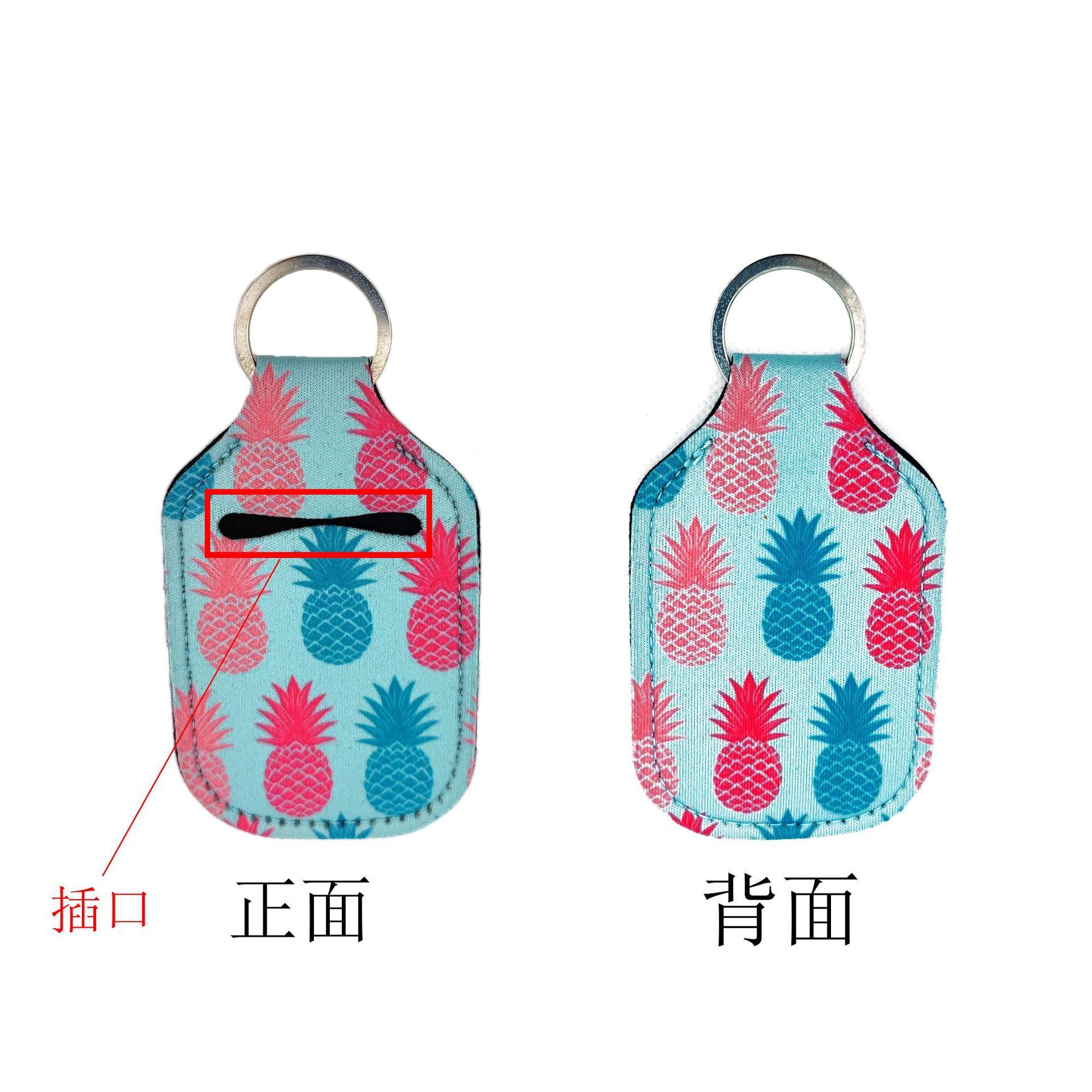 洗手液正背面图