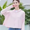 Estilo Novo 2025 Roupas de Proteção Solar de Borracha Preta para Mulheres, Xale Respirável de Seda Gelada de Verão, Manto Estilo Capelete para Proteção Solar ao Ar Livre