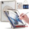 Adecuado para Apple iPad Pro12.9 Funda Protectora Translúcida Escarchada Anti-Caída Cubierta Protectora Ranura para Lápiz Anti-Flexión